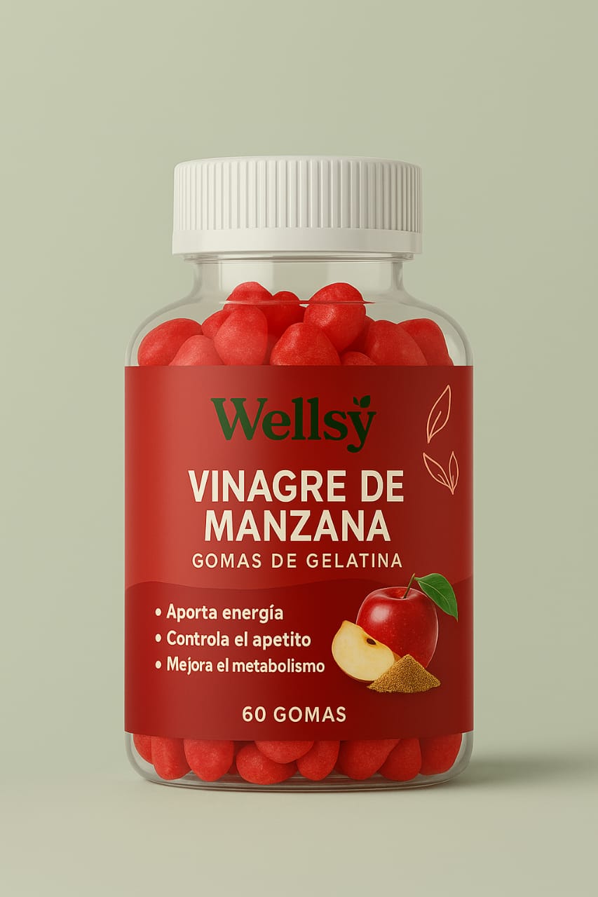 Gomitas de Gelatina con Vinagre de Manza